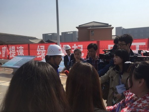 南昌市委宣传部等20多家媒体到七里岗项目举行采访_尊时凯龙