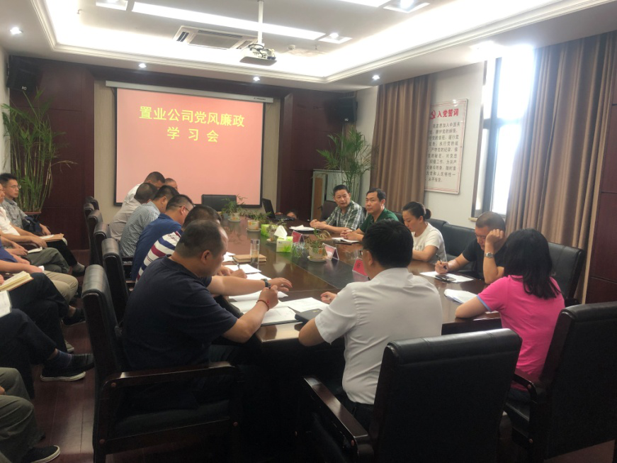 置业公司召开党风廉政学习会_尊时凯龙