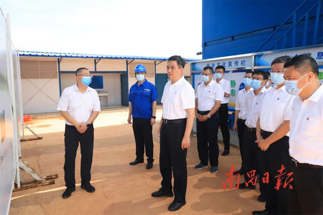 李红军调研红谷滩区南部重大重点项目建设情形